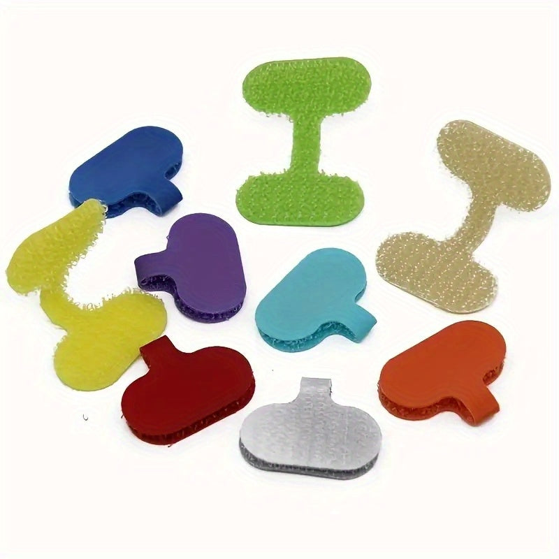 20pcs Reusable Cable Labels Set - Write-on, Easy Identification, Durable Polyamide Material, Cable Management and Organizer for Electronics, Computers, and More