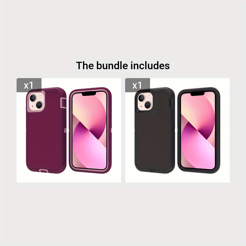 For IPhone 14 Case, Heavy Duty Drop Protection, Full Body Rugged Shockproof Dust Proof 3- Layer Tough Protective Phone Cover For Apple IPhone 14 Gift For Birthday/Easter/President's Day/Boy/Girlfriends