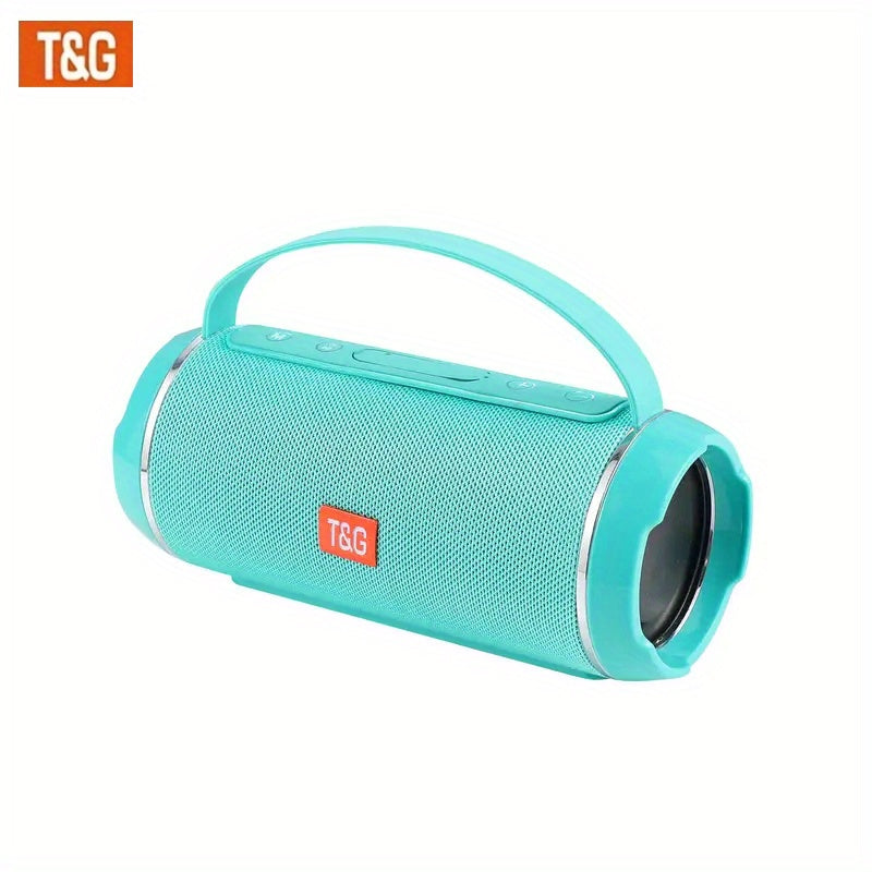 T&G TG116C Portable Wireless Speaker, 5.0 Surround Sound, USB/TF/FM Broadcast, 10m Connectivity, Rechargeable Lithium Battery, Type-C Charging, for Mobile/Tablet/TV, Party Companion