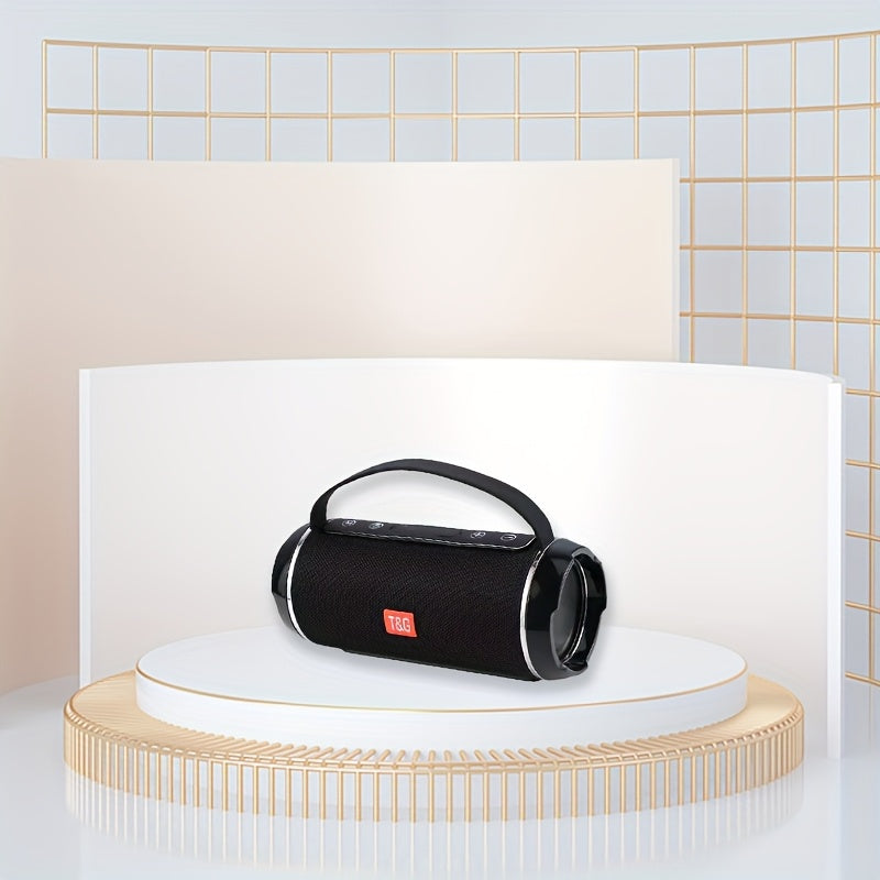 T&G TG116C Portable Wireless Speaker, 5.0 Surround Sound, USB/TF/FM Broadcast, 10m Connectivity, Rechargeable Lithium Battery, Type-C Charging, for Mobile/Tablet/TV, Party Companion