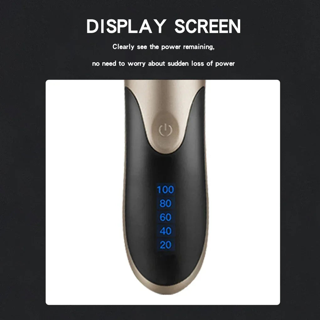 Professional electric barber clippers men barber beard trimmer rechargeable hair clippers ceramic blades hair trimmer