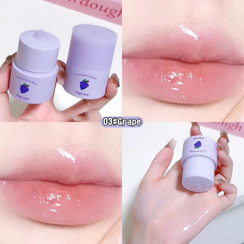 Gege Bear Fruit Extract Lip Balm Moisturizing and Anti-Cracking Lip Gloss in Autumn and Winter