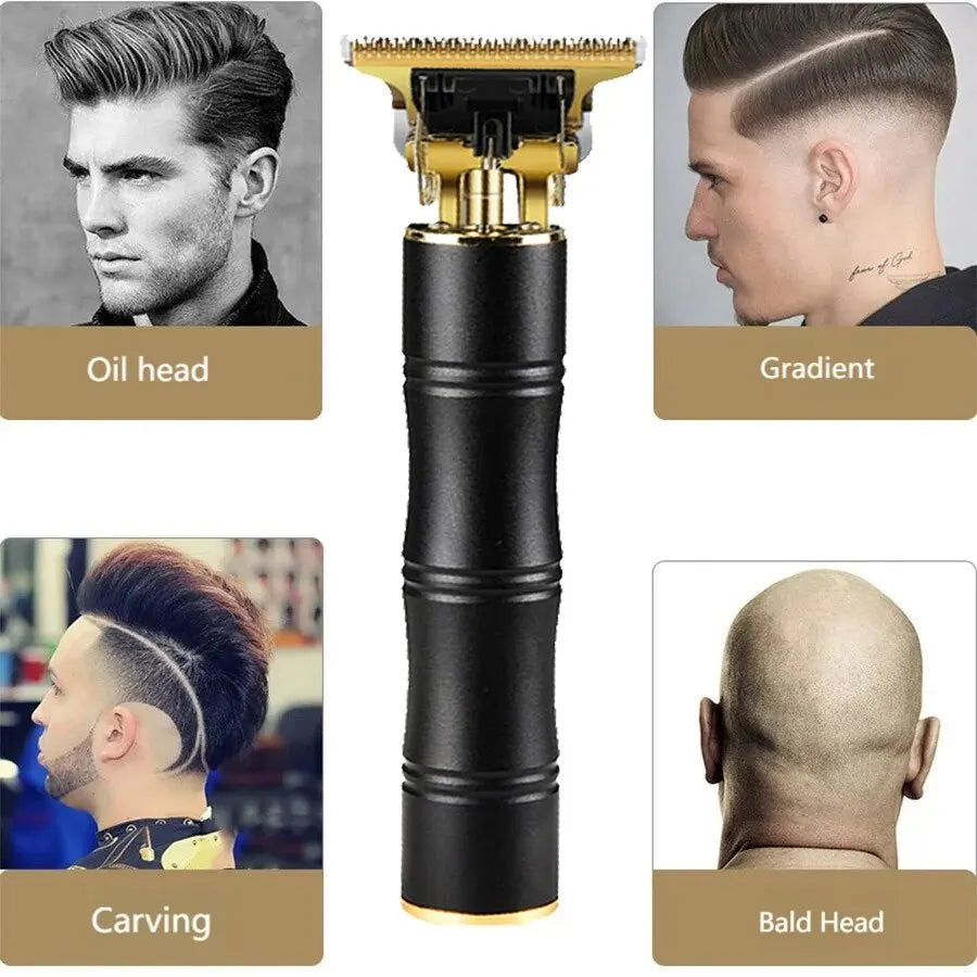 Electric Waterproof Sculpture Barber Oil Head Electric Hair Clippers Shaving Hair Electric Hair Clippers Bald Head Artifacts