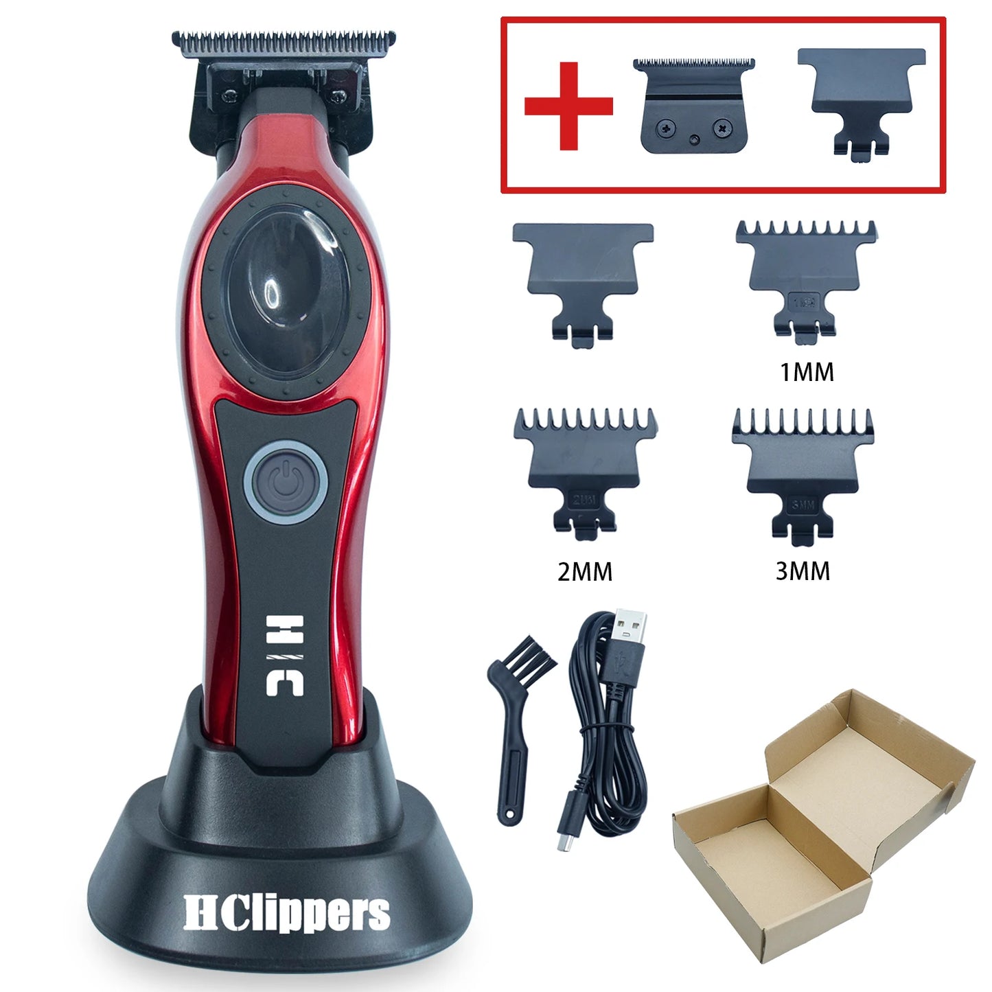 HClippers Barber Hair Trimmer Professional Men's Electric Hair Clipper with DLC Coating Blade for Hair Styling Trimmering HC231S