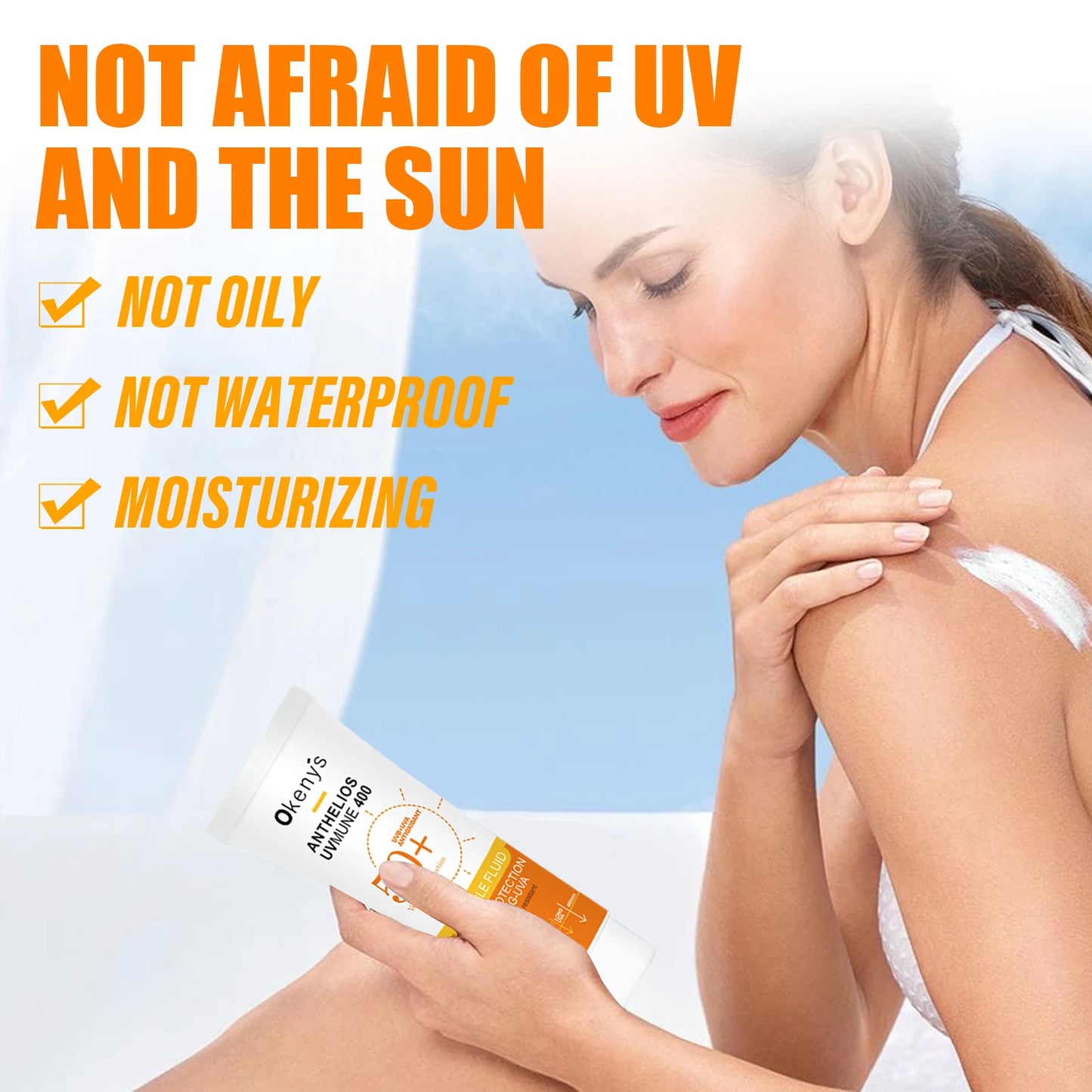 Original Face Sunscreen Anthelios XL Anti-Shine Invisible Fluid | Anti-Imperfection Ultra SPF50 Body Sunscreen Whitening