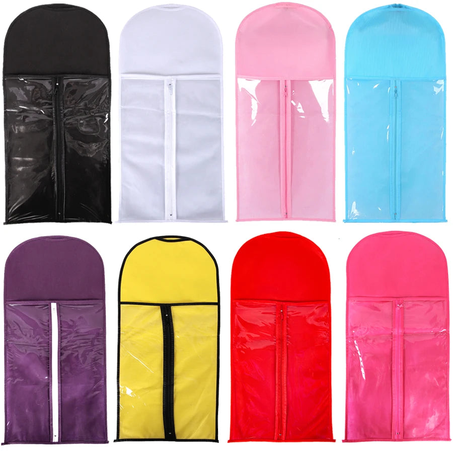 Wig Storage Bag Extra Long Hair Extension Storage Bag With Hanger For Wigs Hair Extensions Hairpiece Wig Bag With Wig Hanger
