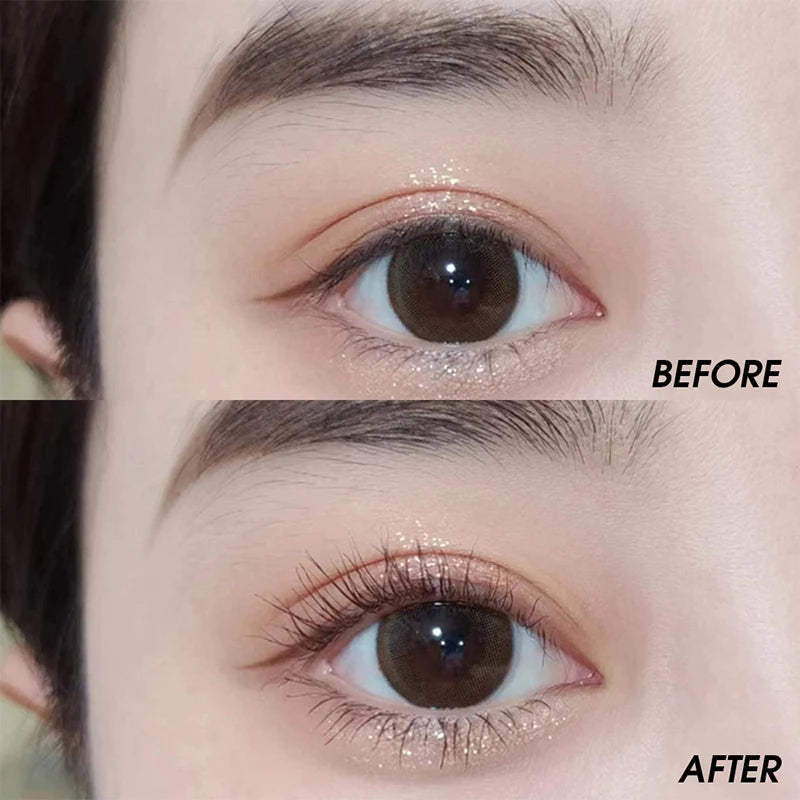 Fiber base mascara case is waterproof, thin and long, not easy to smudging and lengthening Long natural curling