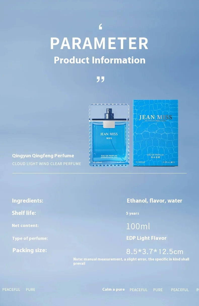 Brand Perfume Sandalwood Men Perfume Spray Flirting Pheromone Long Lasting Light Fragrance Floral Vibrant Attract Romance