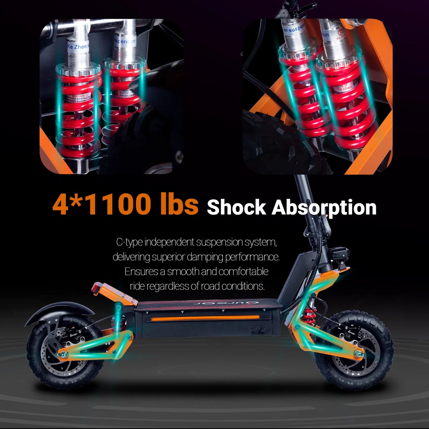 X5 6000W Dual Motor Eelectric Scooter in China Stock 60v 40ah Large Battery Remote Scooter with Seat 11-inch Tires