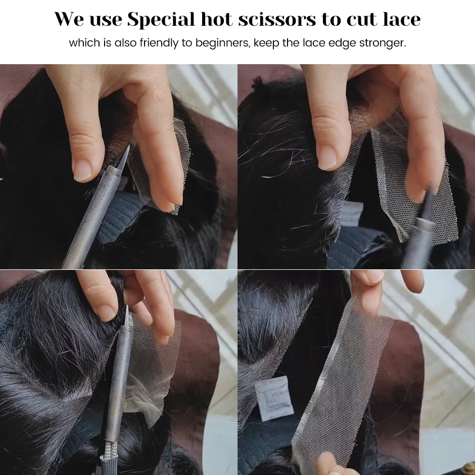 Wear Go Wig ISEE Hair Mongolian Water Wave 6x4 Glueless Preplucked Human Wigs Ready To Go Pre Cut Lace Easy Install HD Lace Wigs