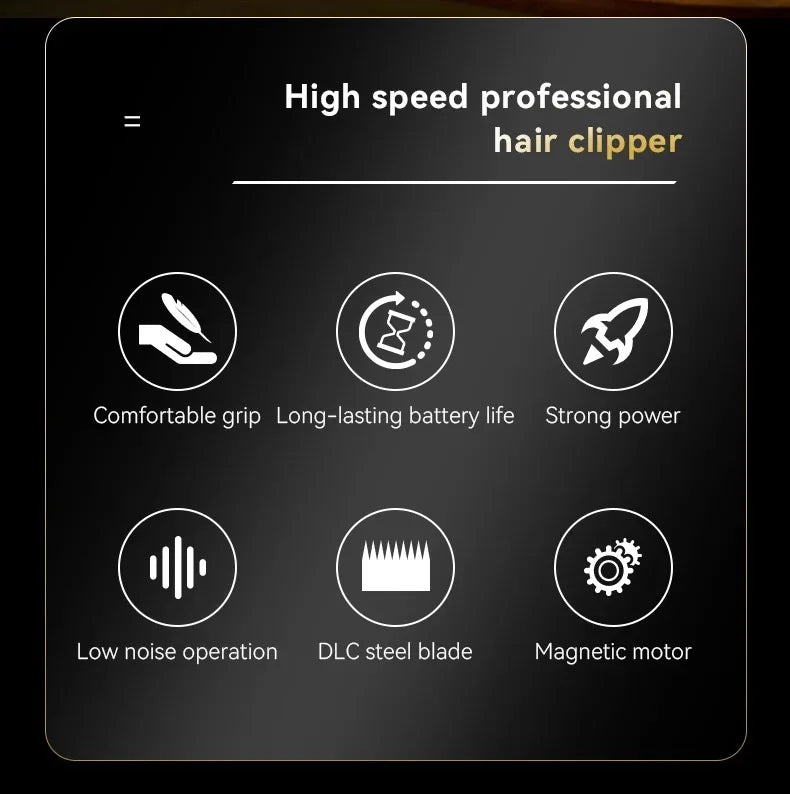 Kemei 2373 2268 Barber Hair Clippers Professional Cordless Hair Trimmer Electric Men Finish Hair Cutting Machine Vector Motor