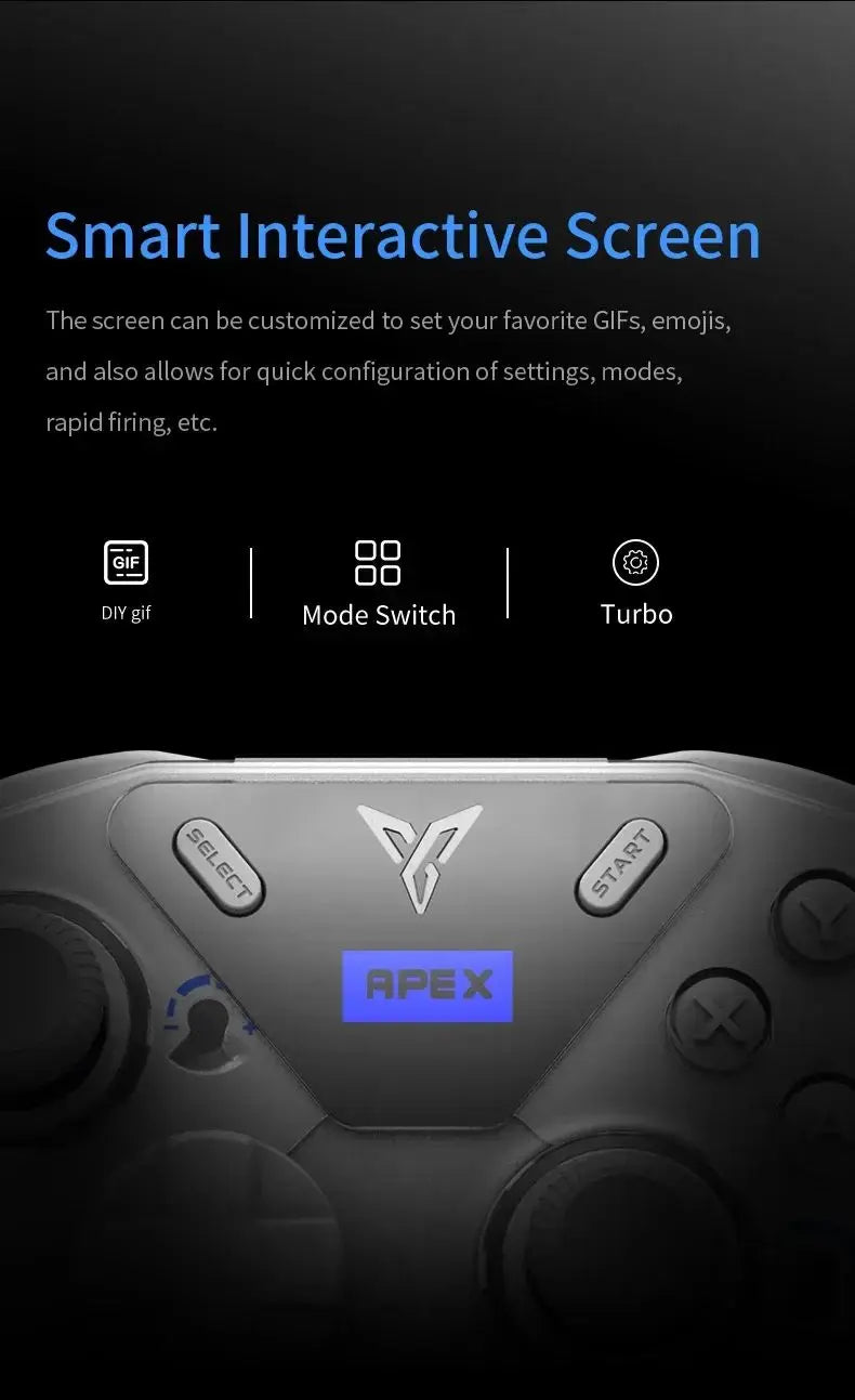 Flydigi APEX 4 Elite PC Gaming Controller, For with Switch/PC/Android/iOS/Mobile/TV Box, Wireless Gamepad,PC Gamer PS Cloud Game