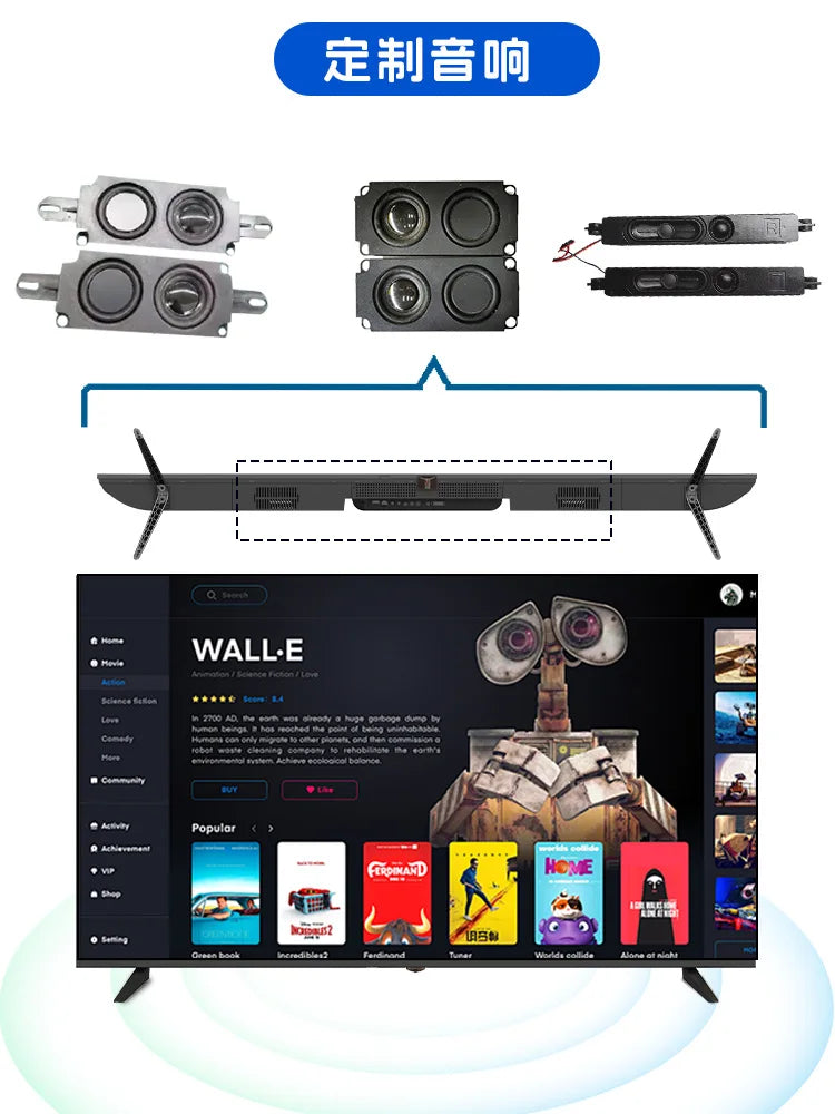75 inch 4K high definition LCD TV 98 inch QLED Dot TV Smart Network Smart TV