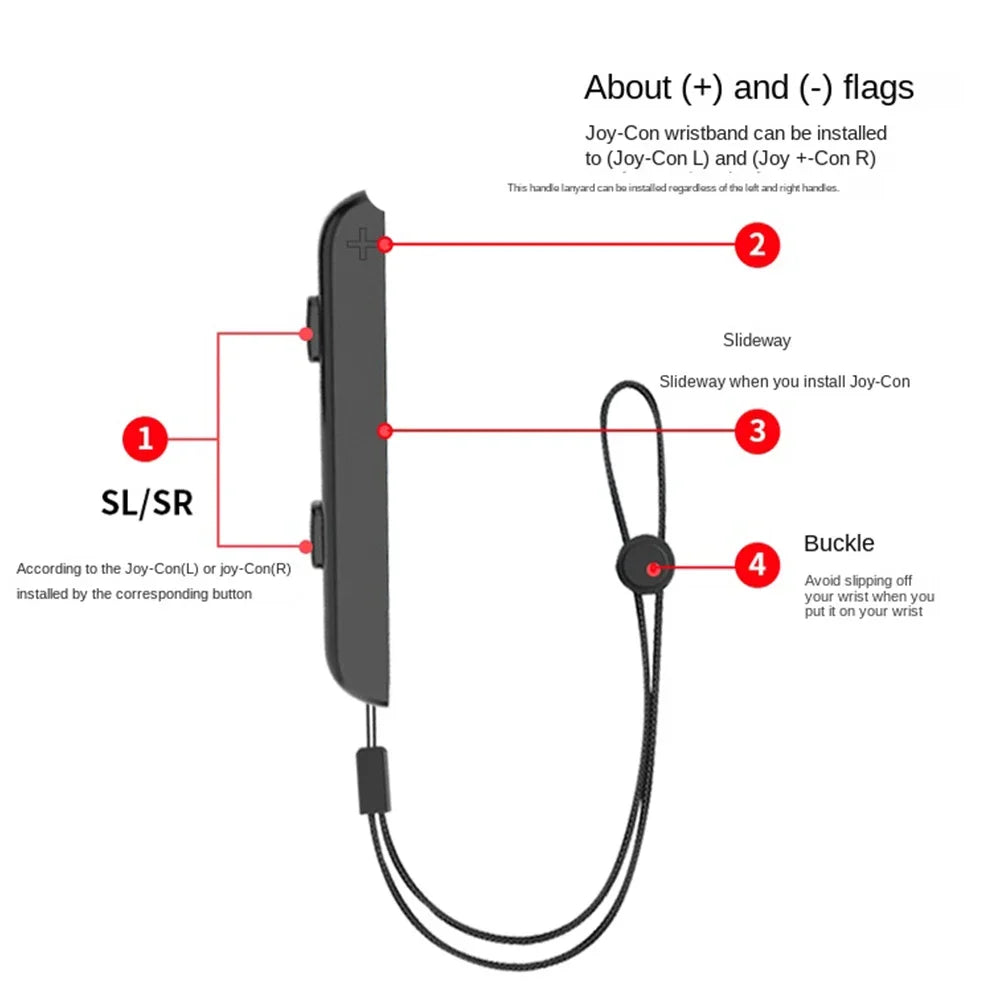 for Nintend Switch & OLED Gamepad Controller Wrist Strap Gamepad Hand Rope Joycon Wrist Strap Laptop Video Games Accessories