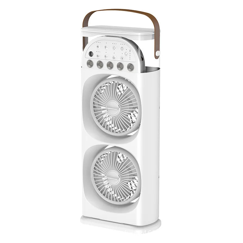4-IN-1 Portable Air Conditioners, Evaporative AC Air Cooler Humidifier with 3 Speeds 7 Colors Light,Personal Mini Conditioner