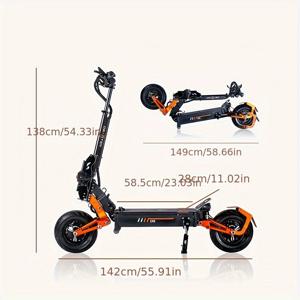Obarter D5 12inch Fat Wheel Dual Motors Electric Scooter