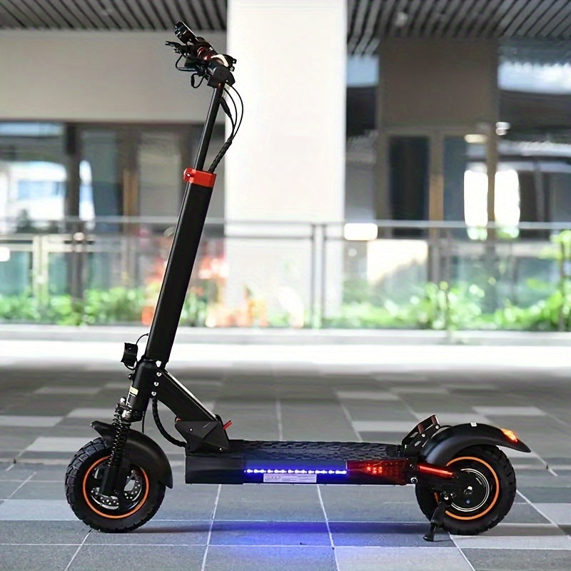 Enduro 750W Electric Scooter - Electric Scooters with 48V10A Battery, 10-inch Off-road Tires, Foldable, Portable, and 25° Climbing Ability for Adults
