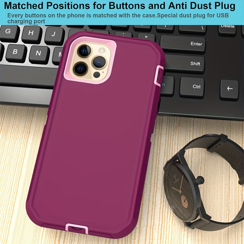 For IPhone 13 Promax Case, Heavy Duty Drop Protection, Full Body Rugged Shockproof Dust Proof 3- Layer Tough Protective Phone Cover For Apple IPhone 13 Pro Max Gift For Birthday/Easter/President's Day/Boy/Girlfriends