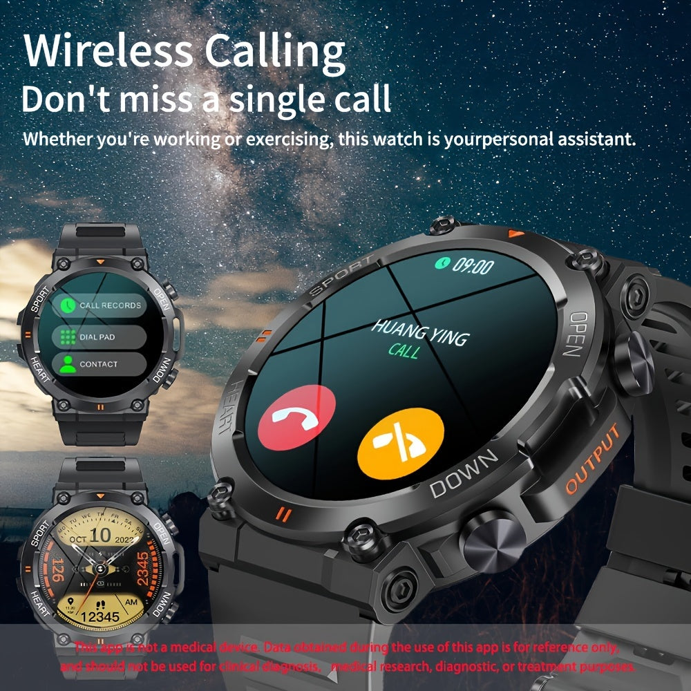 1.39-inch Large Screen SENBONO Sport Smart Watch for Men and Women, Wireless Call, 400mAh Battery Long Standby, Pedometer, Calorie Tracker, Compatible with Android and iPhone Phones