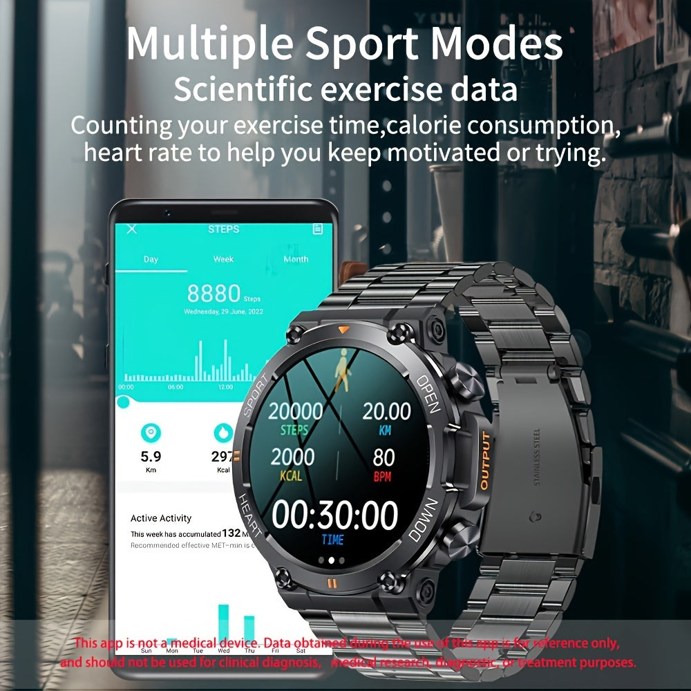 1.39-inch Large Screen SENBONO Sport Smart Watch for Men and Women, Wireless Call, 400mAh Battery Long Standby, Pedometer, Calorie Tracker, Compatible with Android and iPhone Phones