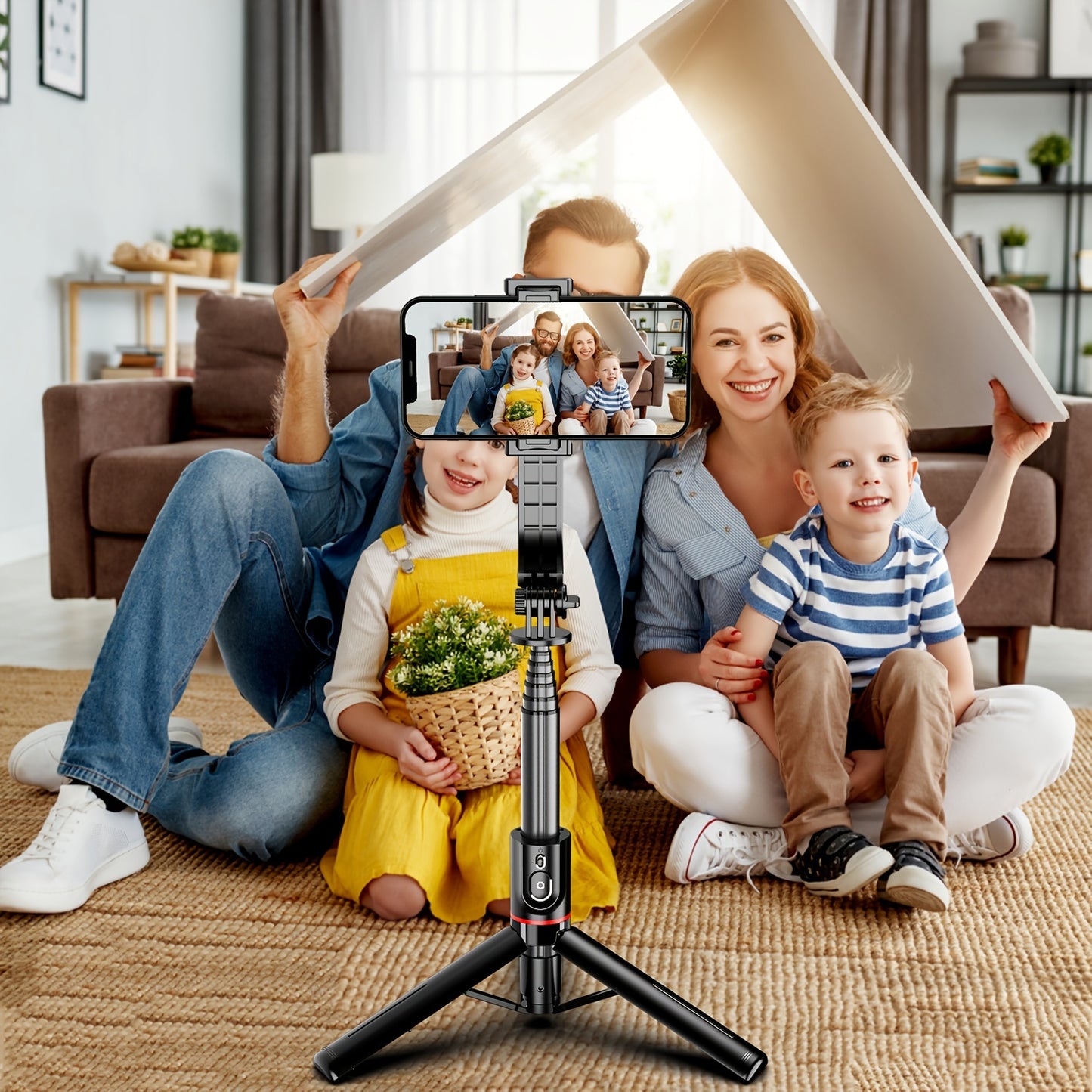 41 Inch Aluminum Alloy Selfie Stick Phone Tripod, Extendable 3 In 1 Selfie Stick With Wireless Remote And Tripod Stand 360 Rotation For IPhone 14/13/12/11 Pro/XS Max/XS/XR/X, Android Smartphone, Portable, Lightweight