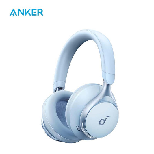 Soundcore by Anker, Space One, Active Noise Cancelling Headphones, 2X Stronger Voice Reduction, 40H ANC Playtime, App Control, LDAC Hi-Res Wireless Audio, Comfortable Fit, Clear Calls, Bluetooth 5.3