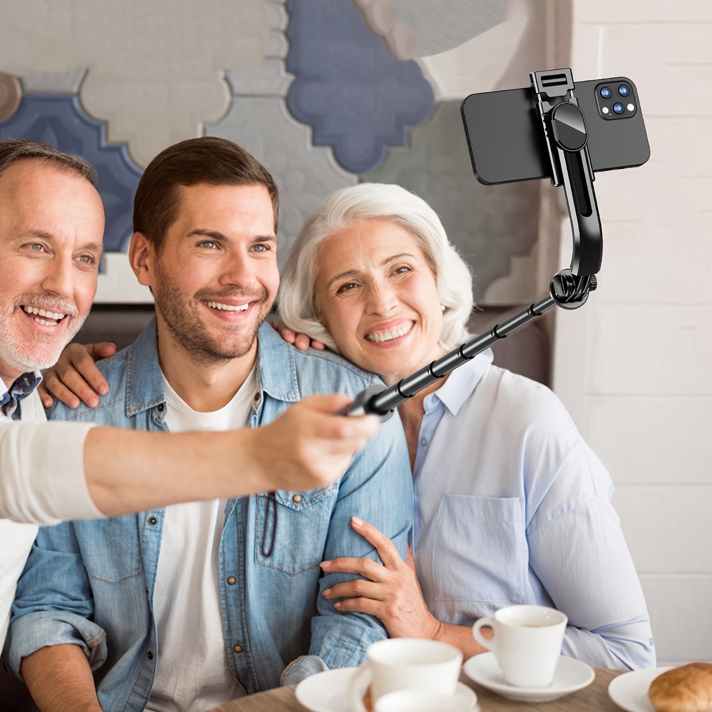 41 Inch Aluminum Alloy Selfie Stick Phone Tripod, Extendable 3 In 1 Selfie Stick With Wireless Remote And Tripod Stand 360 Rotation For IPhone 14/13/12/11 Pro/XS Max/XS/XR/X, Android Smartphone, Portable, Lightweight