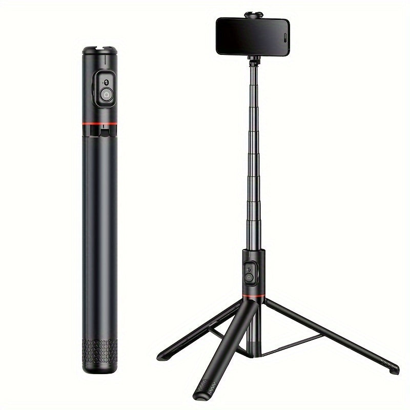 HKXYK 72" Selfie Stick, Aluminum Alloy Telescopic Stick, All-in-one Selfie Stick, Sturdy Tripod, Portable, Lightweight, Expandable, Compatible For IOS, And Various Android Phones, Is A Good Helper Video Recording, Vlogging, l