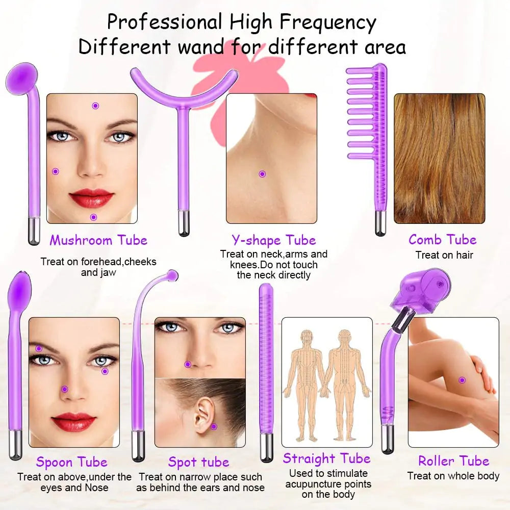7-in-1 High Frequency Acne Wand - Image #0