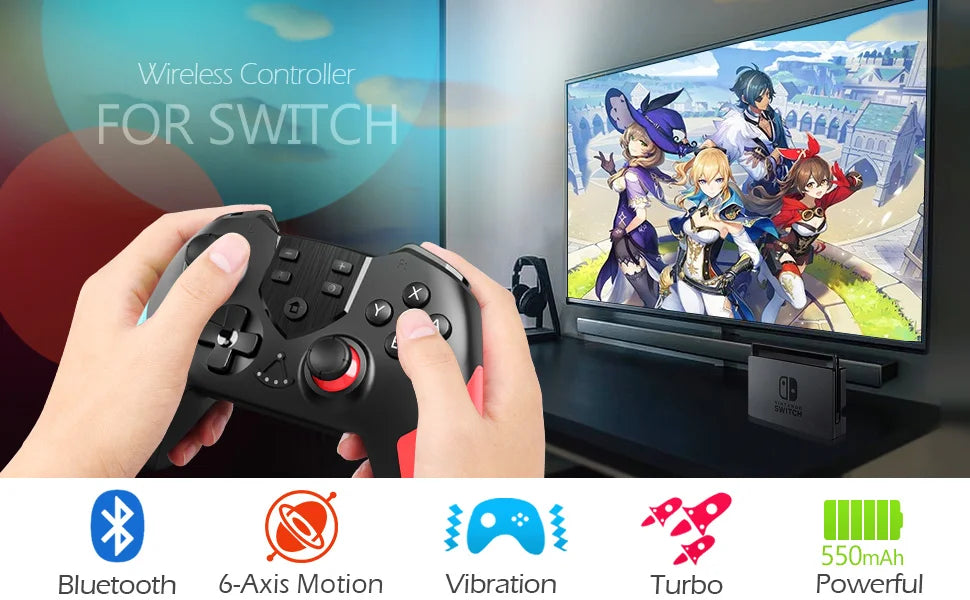Wireless Game Controller For Nintendo Switch Controller Bluetooth Gamepad For NS Switch Controller Bluetooth Joystick With NFC