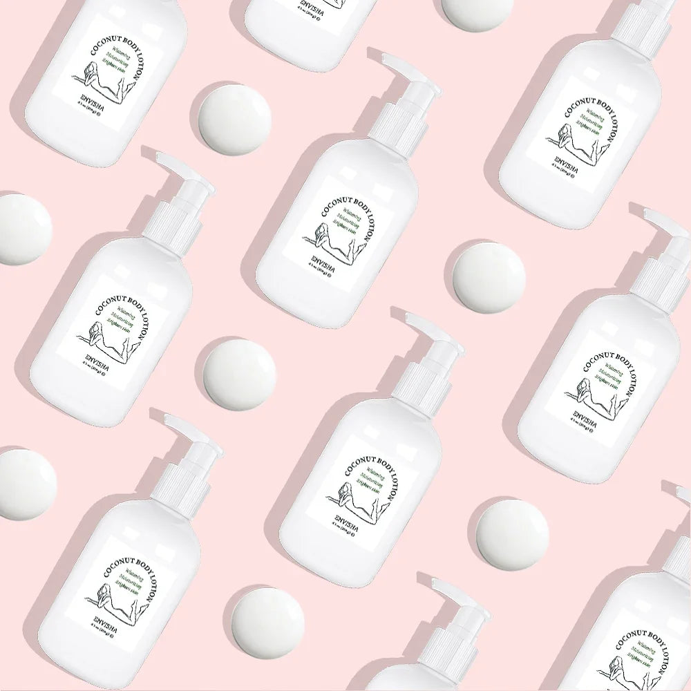 Body Lotion Butter Skin Care Coconut Oil Face Cream Whitening Moisturizing Brightening Collagen Remove Melanin Beauty Health