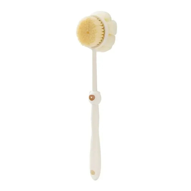 Bath Brush Back Body Bath Shower Sponge Scrubber Brushes With Handle Exfoliating Scrub Skin Massager Exfoliation Bathroom Brush