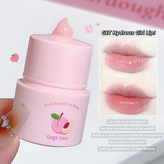 Gege Bear Fruit Extract Lip Balm Moisturizing and Anti-Cracking Lip Gloss in Autumn and Winter