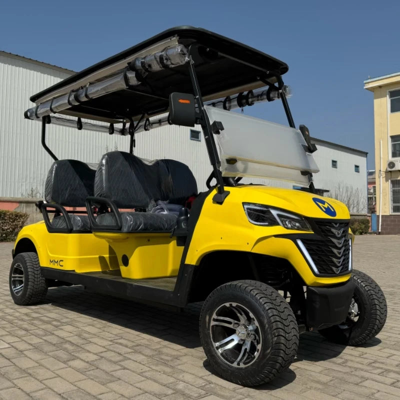 Brand New 4 Wheel Utility Vehicle 2 4 6 Seater 48/60/72V Electric Scooter Club Car Off Road Golf Cart With Rear Cargo Box