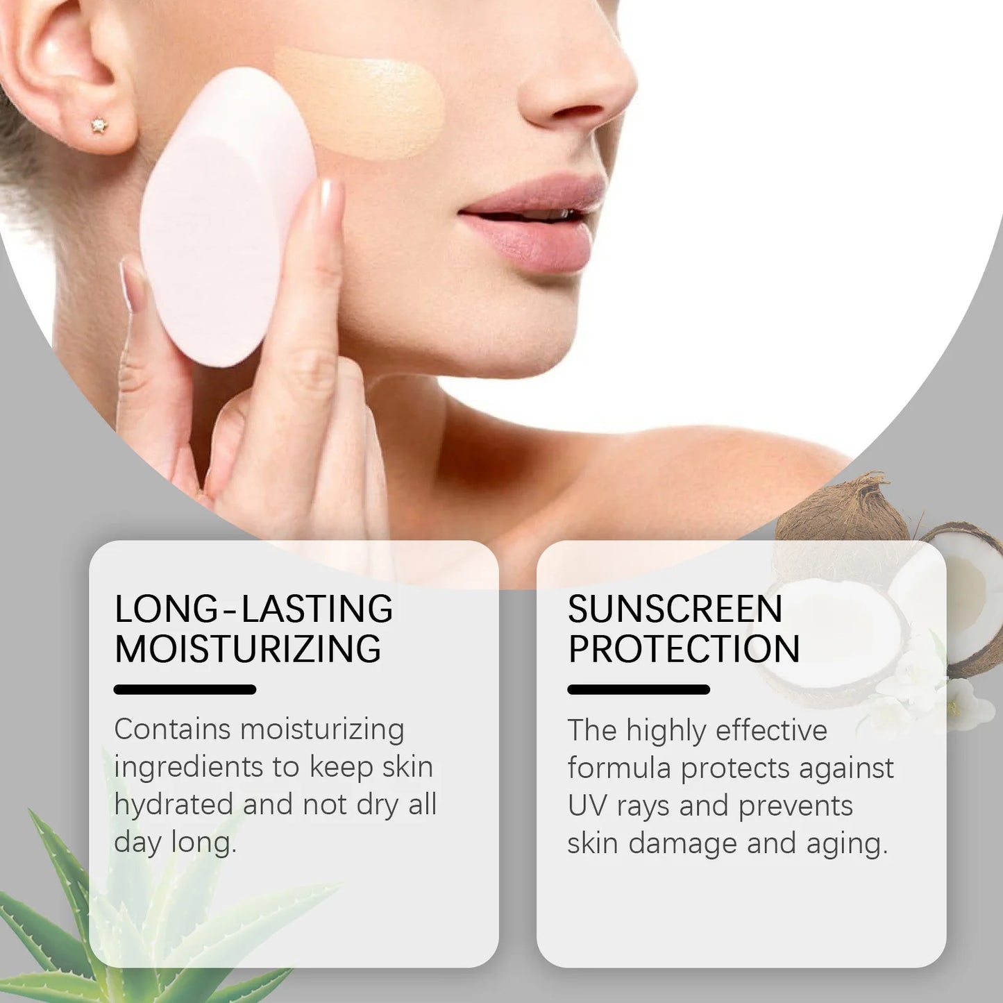 EELHOE Color Changing Foundation Liquid Waterproof Contour Concealer Soft Matte Long Lasting Hydrating Foundation Base Cosmetics
