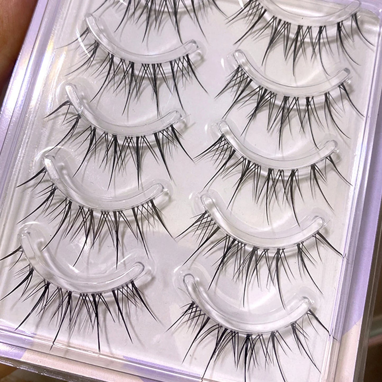 lashes strips natrual eyelashes extensions DIY Grafting Clusters Lengthening Wispy Curly Eyelashes for Eyes Beauty Lovers Girls