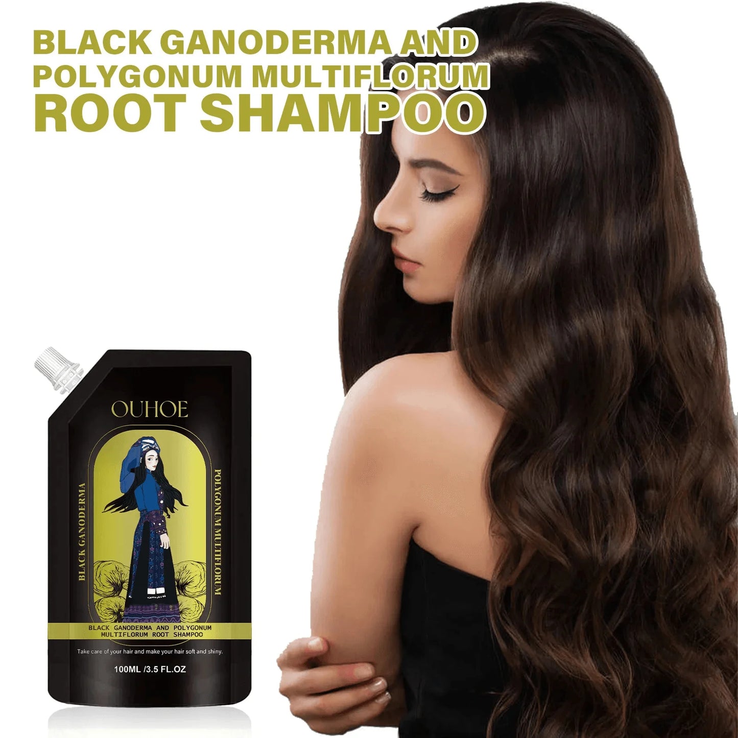 Hair Growth Shampoo Deep Cleaning Prevent Hair Loss Scalp Treatment Anti Thinning Improve Frizz Refreshing Oil Control Hair Care