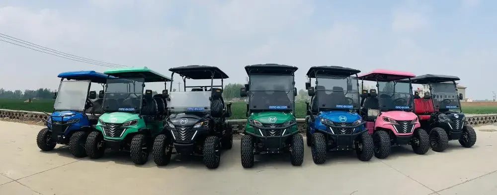 Brand New 4 Wheel Utility Vehicle 2 4 6 Seater 48/60/72V Electric Scooter Club Car Off Road Golf Cart With Rear Cargo Box