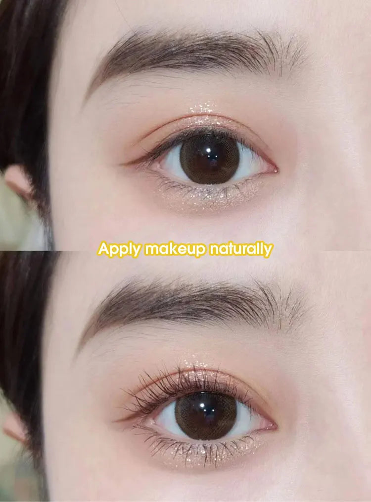Fiber base mascara case is waterproof, thin and long, not easy to smudging and lengthening Long natural curling