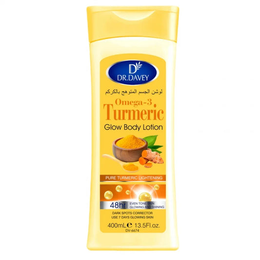 400MLTurmeric Body LotionTurmeric body lotionLarge Capacity Four Seasons Moisturizing Body Lotion Refreshing Non-Greasy Fragranc