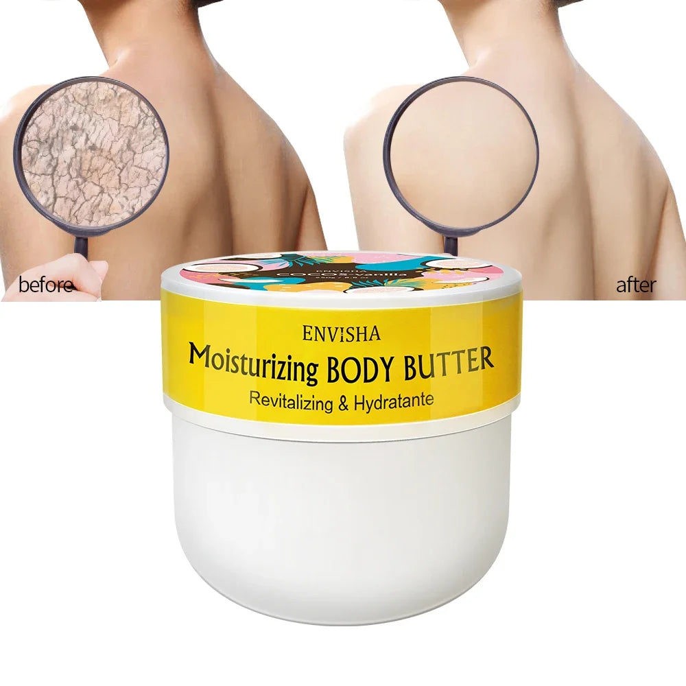 Body Lotion Butter Skin Care Coconut Oil Face Cream Whitening Moisturizing Brightening Collagen Remove Melanin Beauty Health