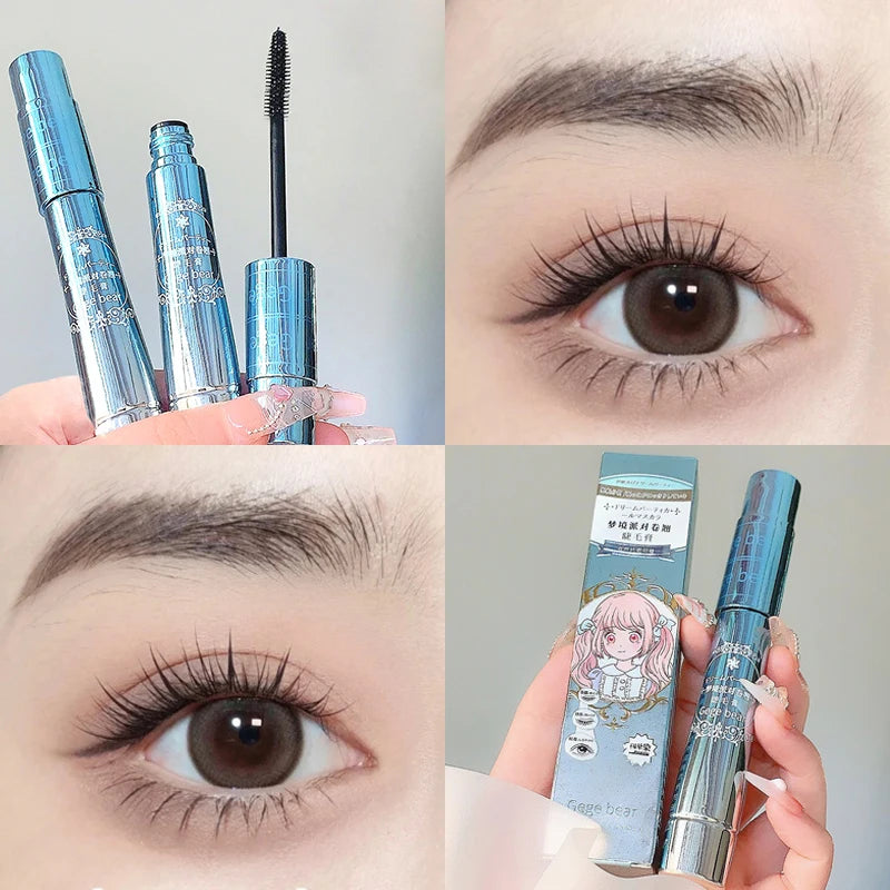 Fiber base mascara case is waterproof, thin and long, not easy to smudging and lengthening Long natural curling
