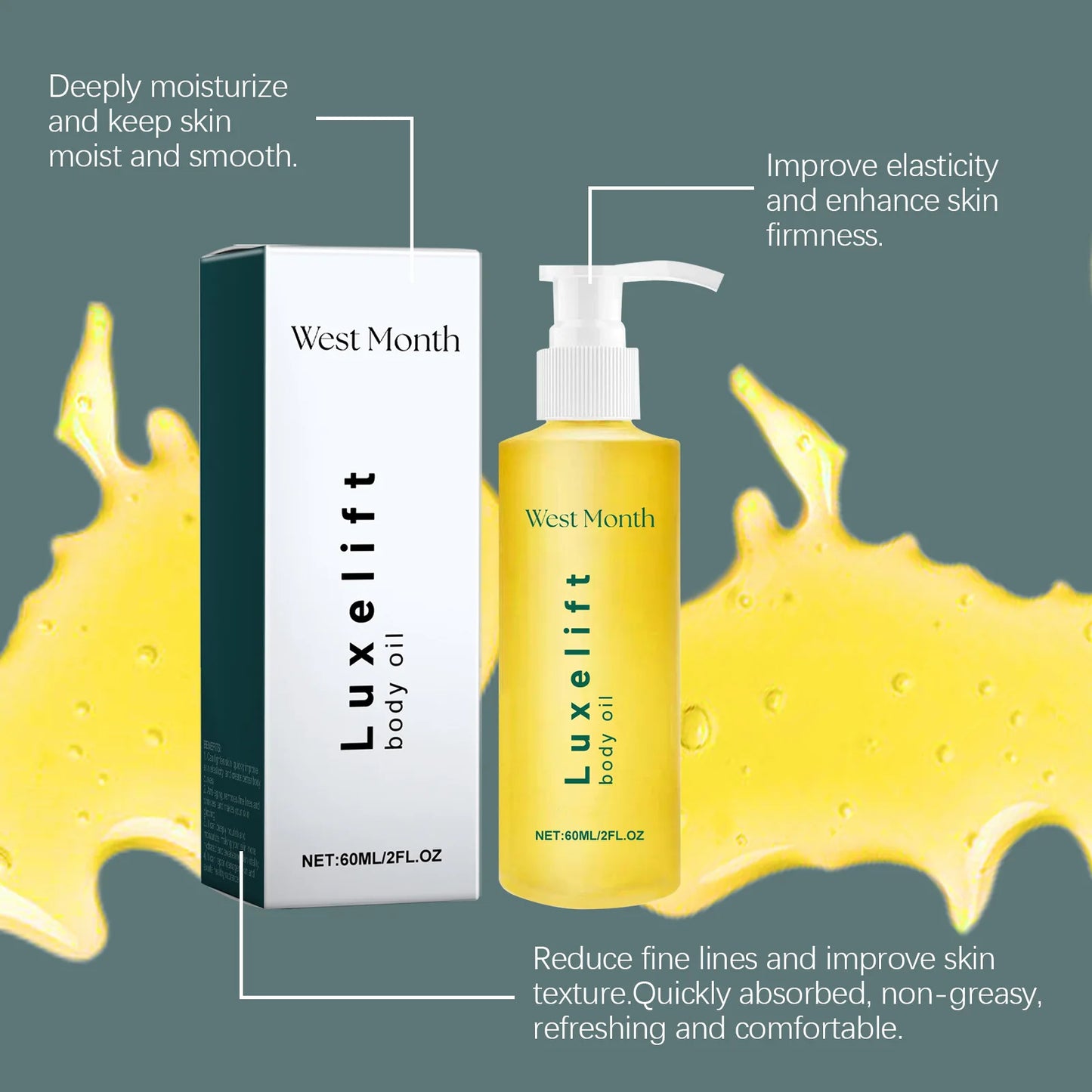 Repairing Body Oil Deeply Moisturizing Lifting Fade Fade Lines Lighten Skin Tone Relieve Dryness Smooth Nourishing Body Care Oil