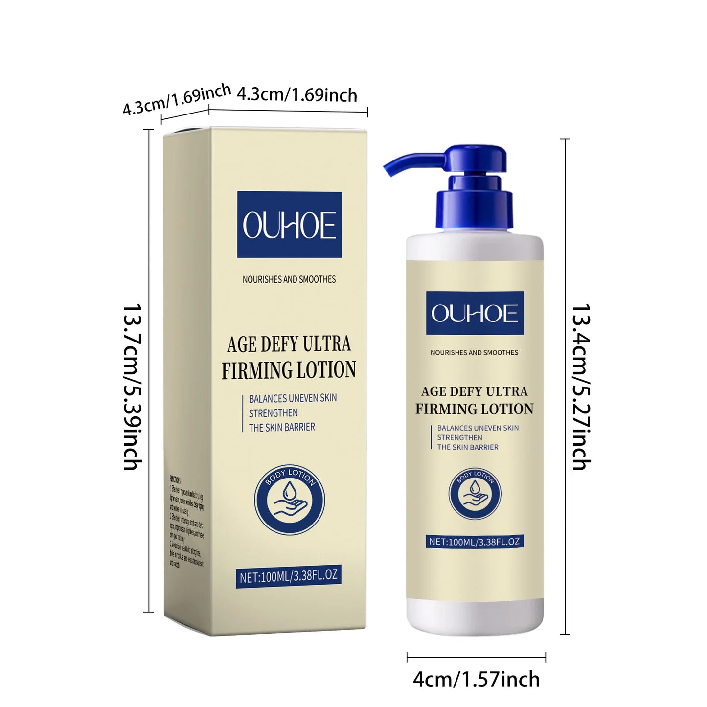 Anti Aging Body Lotion Reducing Wrinkles Dullness Dry Preventing Sagging Firming Whitening Revitalizing Body Moisturizer Cream