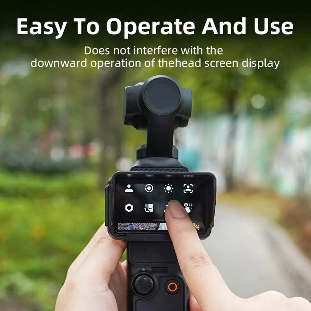 Sun Shade For DJI Osmo Pocket 3 Light Weight Screen Sunshade Hood Cover Anti-glare Handheld Gimbal Camera Accessories