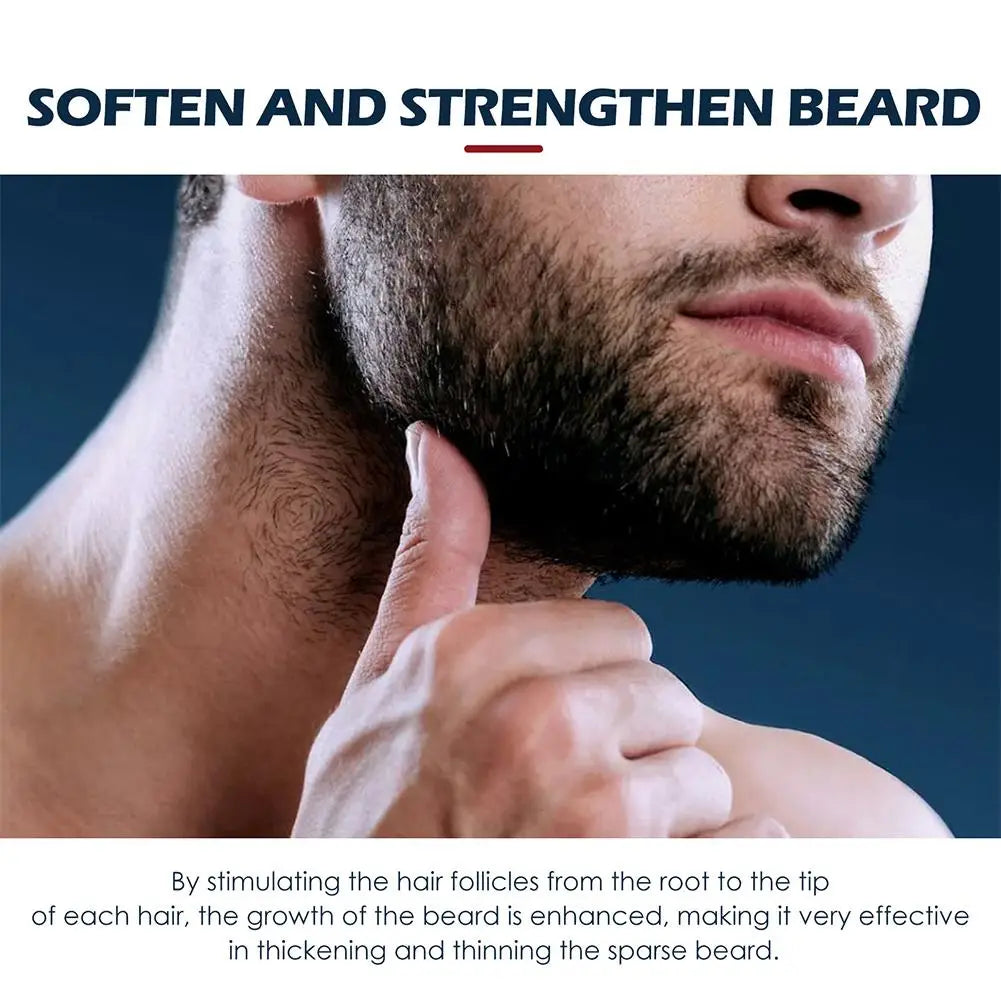 30ml Beard Care Oil For Men Beard Growth Grooming  Soften Strengthen Styling Beard Oil Thicker Nourish Beard Serum Beard Care