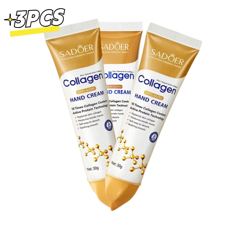 Lasting Moisturizing Bone Collagen Hand Cream Long Term Nourishing Pomegranate Hand Cream Korean Skin Care Handcare Products