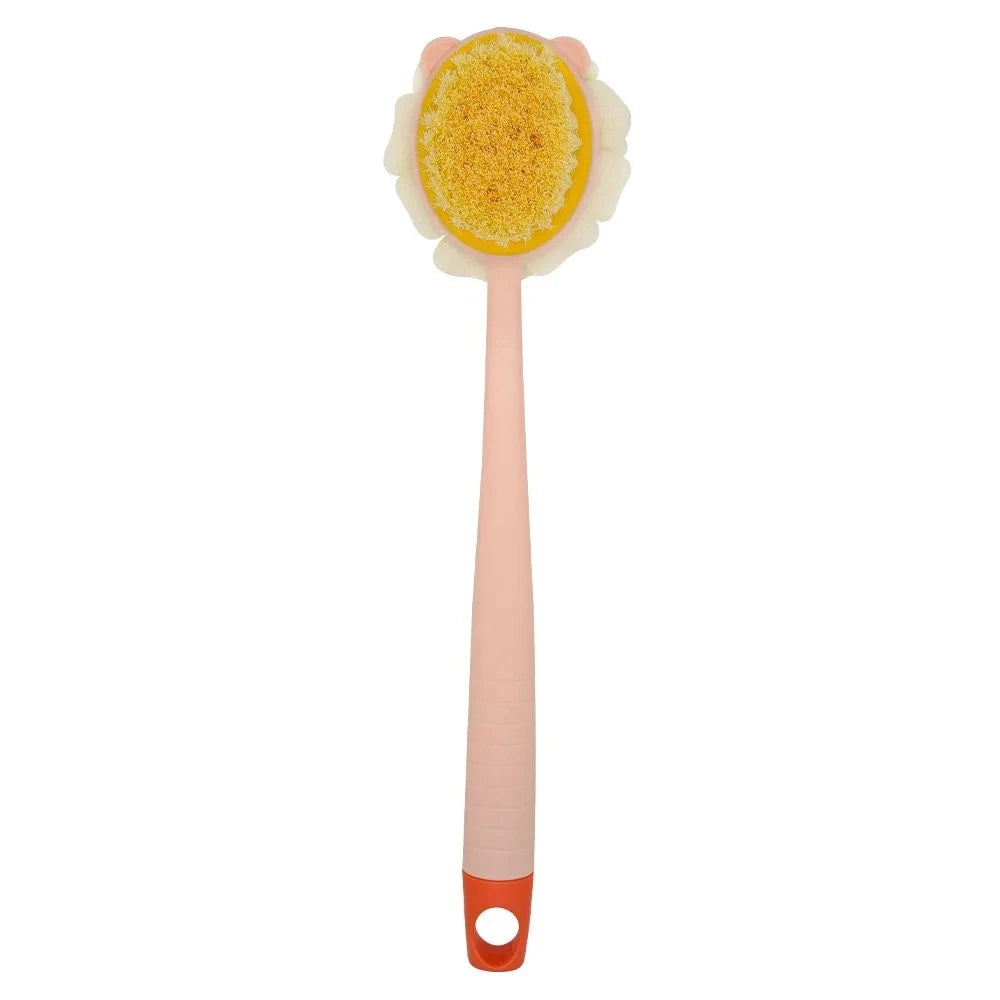 Bath Brush Back Body Bath Shower Sponge Scrubber Brushes With Handle Exfoliating Scrub Skin Massager Exfoliation Bathroom Brush