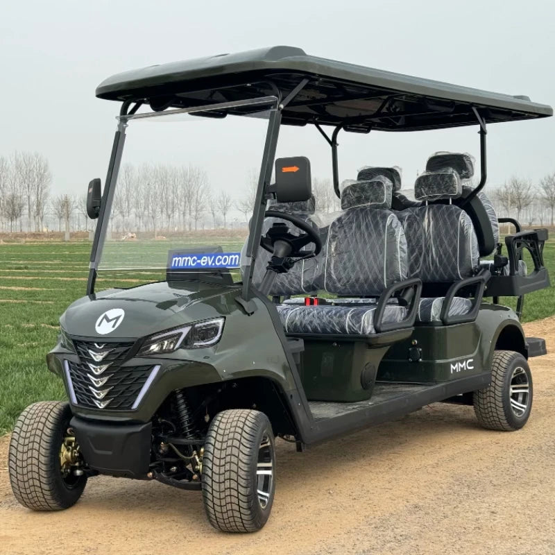 Brand New 4 Wheel Utility Vehicle 2 4 6 Seater 48/60/72V Electric Scooter Club Car Off Road Golf Cart With Rear Cargo Box