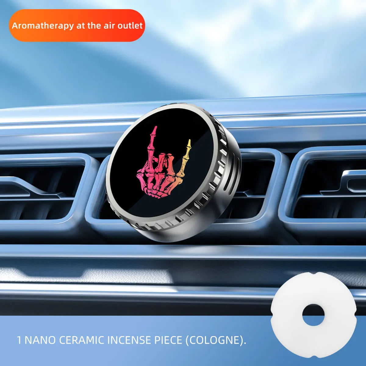 Cologne Car Air Outlet Aromatherapy Solid Fragrance Diffuser Accessories Car Air freshener Dual-purpose vent clip and charm
